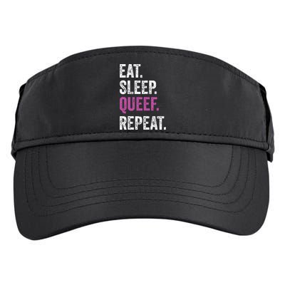 Eat Sleep Queef Repeat Queef Inappropriate Queefing Joke Adult Drive Performance Visor