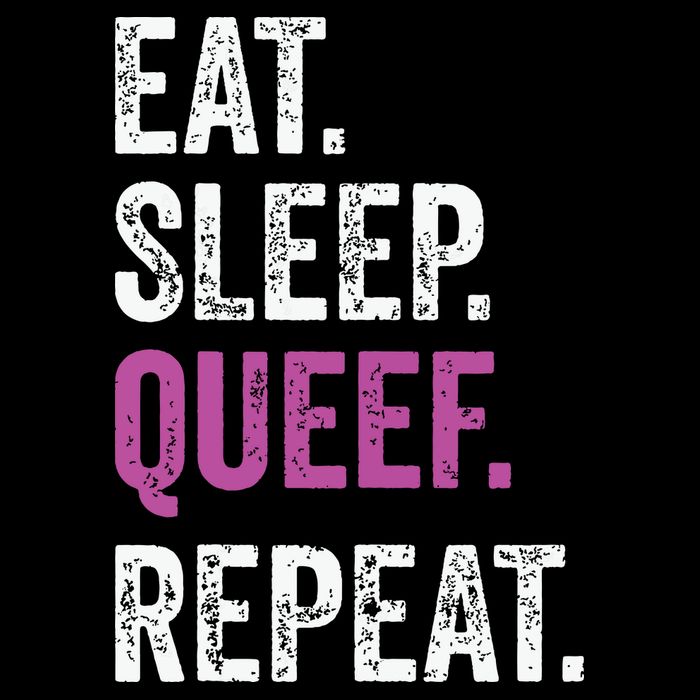 Eat Sleep Queef Repeat Queef Inappropriate Queefing Joke Drawstring Bag