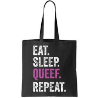 Eat Sleep Queef Repeat Queef Inappropriate Queefing Joke Bag