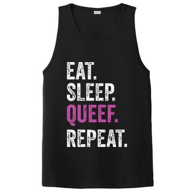 Eat Sleep Queef Repeat Queef Inappropriate Queefing Joke PosiCharge Competitor Tank