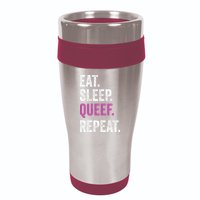 Eat Sleep Queef Repeat Queef Inappropriate Queefing Joke 16oz Travel Tumbler