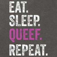 Eat Sleep Queef Repeat Queef Inappropriate Queefing Joke Cotton Canvas Backpack