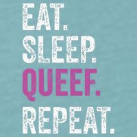 Eat Sleep Queef Repeat Queef Inappropriate Queefing Joke Sueded Cloud Jersey T-Shirt