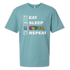 Eat Sleep Robux Repeat Noob And Professional Gamer Sueded Cloud Jersey T-Shirt