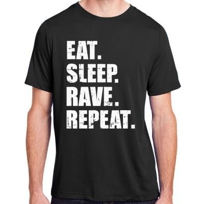 Eat Sleep Rave Repeat Adult ChromaSoft Performance T-Shirt