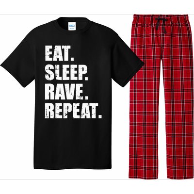 Eat Sleep Rave Repeat Pajama Set