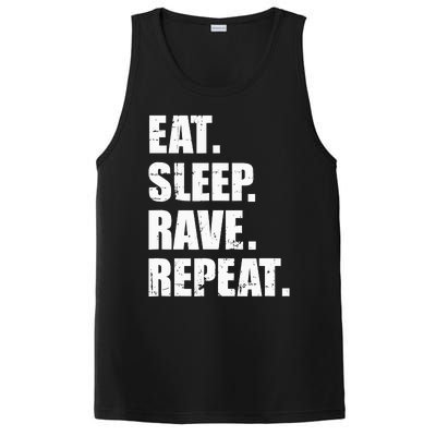 Eat Sleep Rave Repeat PosiCharge Competitor Tank