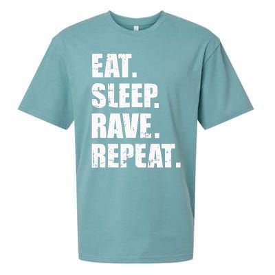 Eat Sleep Rave Repeat Sueded Cloud Jersey T-Shirt