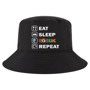 Eat Sleep Robux Repeat Noob And Professional Gamer Cool Comfort Performance Bucket Hat