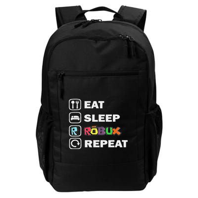Eat Sleep Robux Repeat Noob And Professional Gamer Daily Commute Backpack