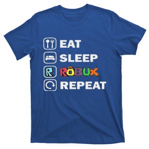 Eat Sleep Robux Repeat Noob And Professional Gamer T-Shirt