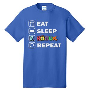 Eat Sleep Robux Repeat Noob And Professional Gamer Tall T-Shirt