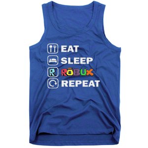 Eat Sleep Robux Repeat Noob And Professional Gamer Tank Top