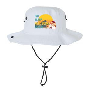 Eat Sleep Read Books Repeat Reading Lovers Retro Bookworm Gift Legacy Cool Fit Booney Bucket Hat