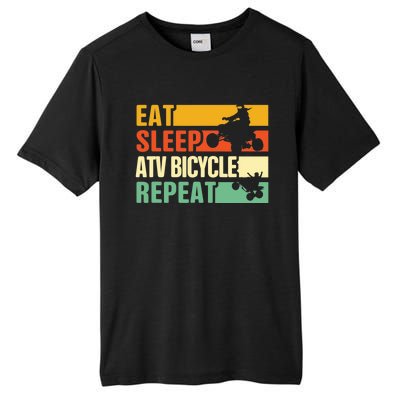 Eat Sleep Ride Repeat ATV Quad Bike Riding Four Wheelers Tall Fusion ChromaSoft Performance T-Shirt