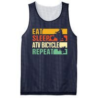 Eat Sleep Ride Repeat ATV Quad Bike Riding Four Wheelers Mesh Reversible Basketball Jersey Tank