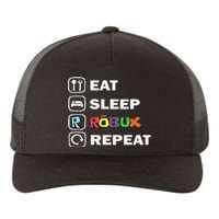 Eat Sleep Robux Repeat Noob And Professional Gamer Gift Yupoong Adult 5-Panel Trucker Hat