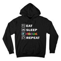 Eat Sleep Robux Repeat Noob And Professional Gamer Gift Hoodie