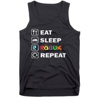 Eat Sleep Robux Repeat Noob And Professional Gamer Gift Tank Top