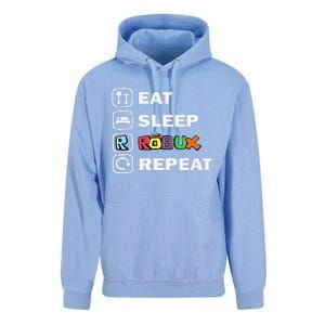 Eat Sleep Robux Repeat Noob And Professional Gamer Gift Unisex Surf Hoodie