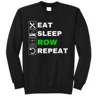 Eat Sleep Row Repeat, Erg Rowing Crew, Rowing Oar, Row Crew Sweatshirt