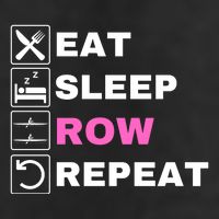Eat Sleep Row Repeat, Erg Rowing Crew, Rowing Oar, Row Crew Cool Comfort Performance Bucket Hat