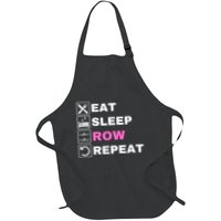 Eat Sleep Row Repeat, Erg Rowing Crew, Rowing Oar, Row Crew Apron