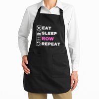 Eat Sleep Row Repeat, Erg Rowing Crew, Rowing Oar, Row Crew Apron