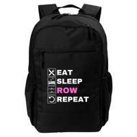 Eat Sleep Row Repeat, Erg Rowing Crew, Rowing Oar, Row Crew Backpack