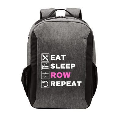 Eat Sleep Row Repeat, Erg Rowing Crew, Rowing Oar, Row Crew Vector Backpack
