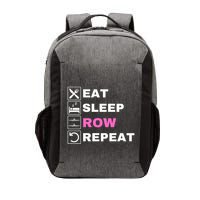 Eat Sleep Row Repeat, Erg Rowing Crew, Rowing Oar, Row Crew Vector Backpack