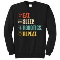 Eat Sleep Robotics Repeat Vintage Engineer Gift Sweatshirt