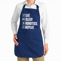 Eat Sleep Robotics Repeat Vintage Engineer Gift Apron