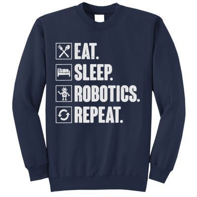 Eat Sleep Robotics Repeat Vintage Engineer Gift Sweatshirt