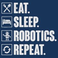 Eat Sleep Robotics Repeat Vintage Engineer Gift T-Shirt