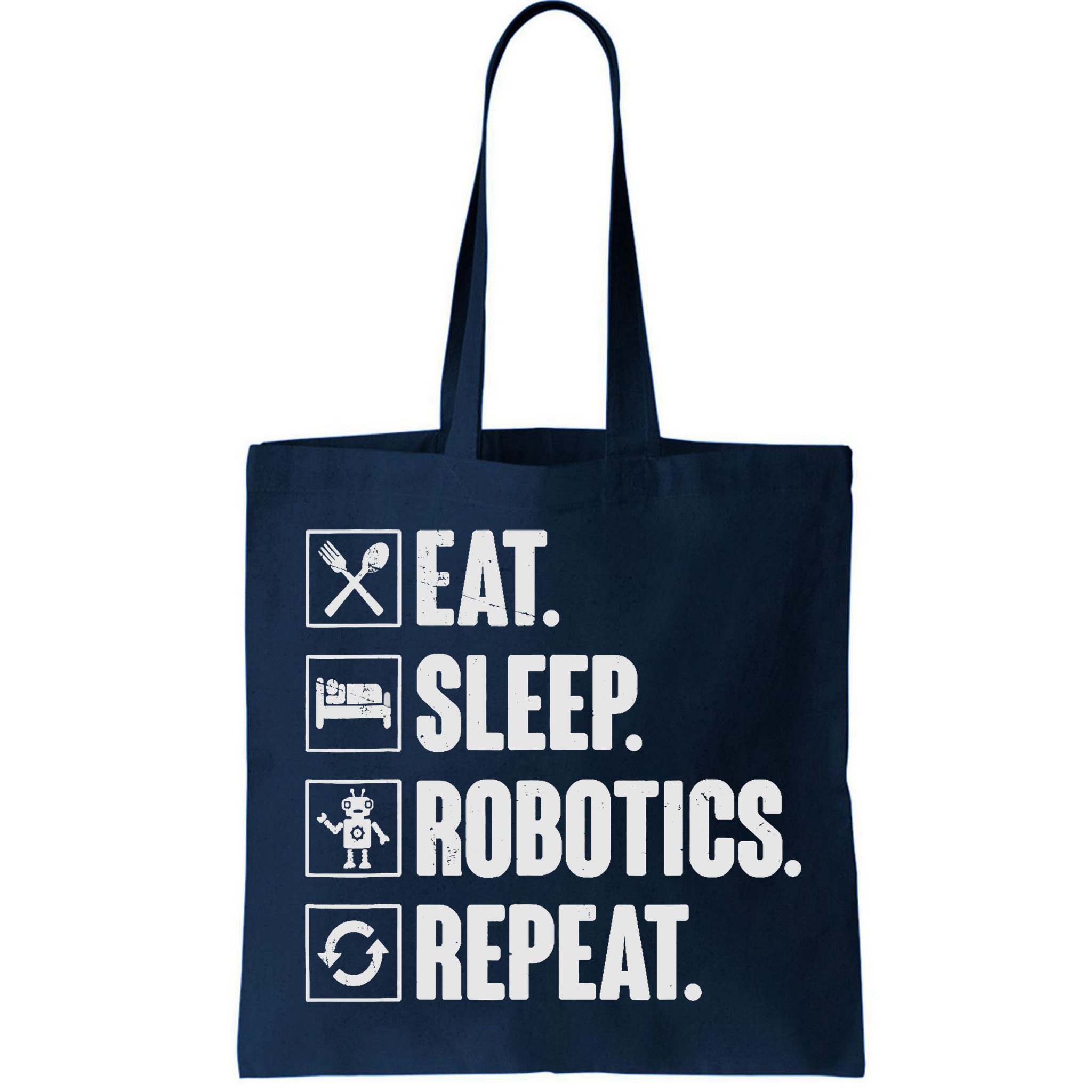 Eat Sleep Robotics Repeat Vintage Engineer Gift Bag