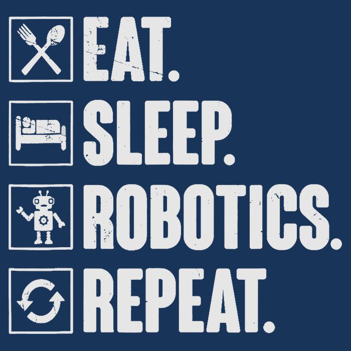 Eat Sleep Robotics Repeat Vintage Engineer Gift Golf Towel