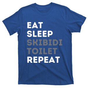 Eat Sleep Repeat Funny Meme T-Shirt