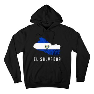 El Salvador Republica De El Salvador Map Salvadorean Hoodie