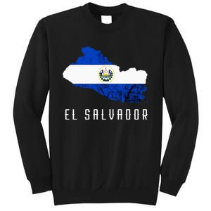 El Salvador Republica De El Salvador Map Salvadorean Sweatshirt