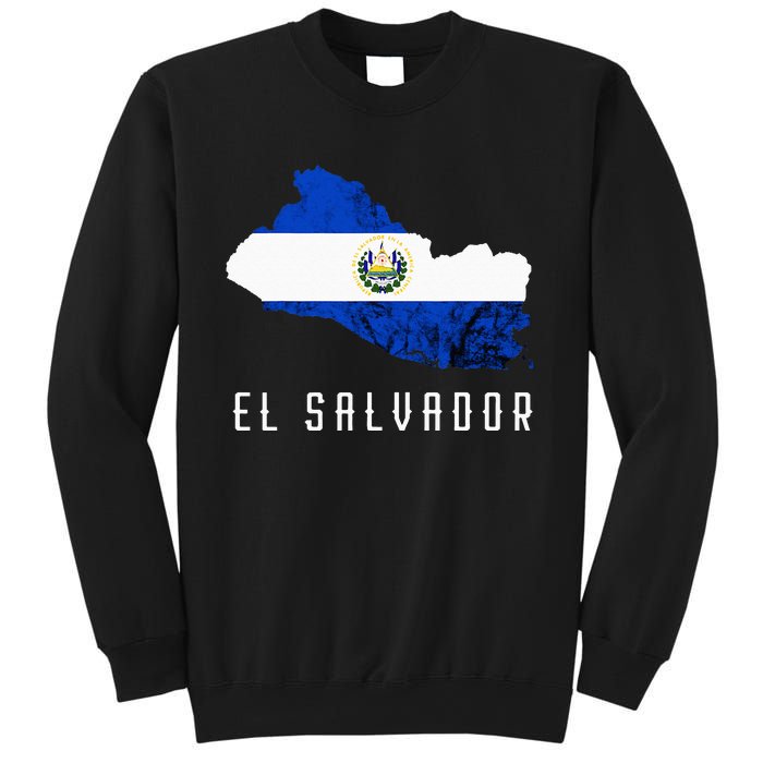 El Salvador Republica De El Salvador Map Salvadorean Sweatshirt