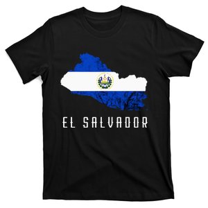 El Salvador Republica De El Salvador Map Salvadorean T-Shirt