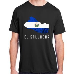 El Salvador Republica De El Salvador Map Salvadorean Adult ChromaSoft Performance T-Shirt