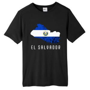 El Salvador Republica De El Salvador Map Salvadorean Tall Fusion ChromaSoft Performance T-Shirt