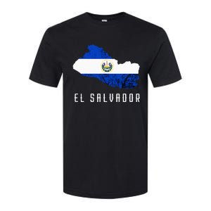 El Salvador Republica De El Salvador Map Salvadorean Softstyle CVC T-Shirt