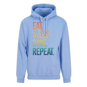 Eat Sleep Rave Repeat Unisex Surf Hoodie