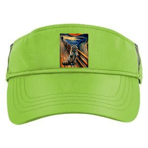 Expressionist Scream Raccoon Lovers | Artistic Raccoon Adult Drive Performance Visor