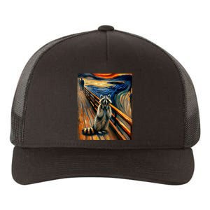 Expressionist Scream Raccoon Lovers | Artistic Raccoon Yupoong Adult 5-Panel Trucker Hat