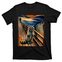 Expressionist Scream Raccoon Lovers | Artistic Raccoon T-Shirt