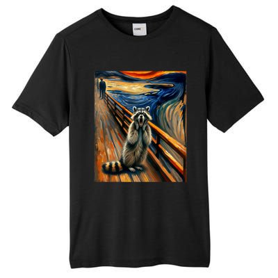 Expressionist Scream Raccoon Lovers | Artistic Raccoon Tall Fusion ChromaSoft Performance T-Shirt